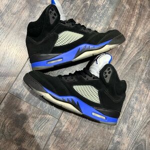 Jordan Black and Blue Men's Sneakers